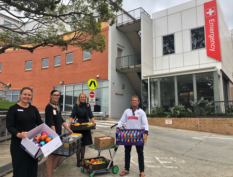 Lifeguards donate Easter eggs