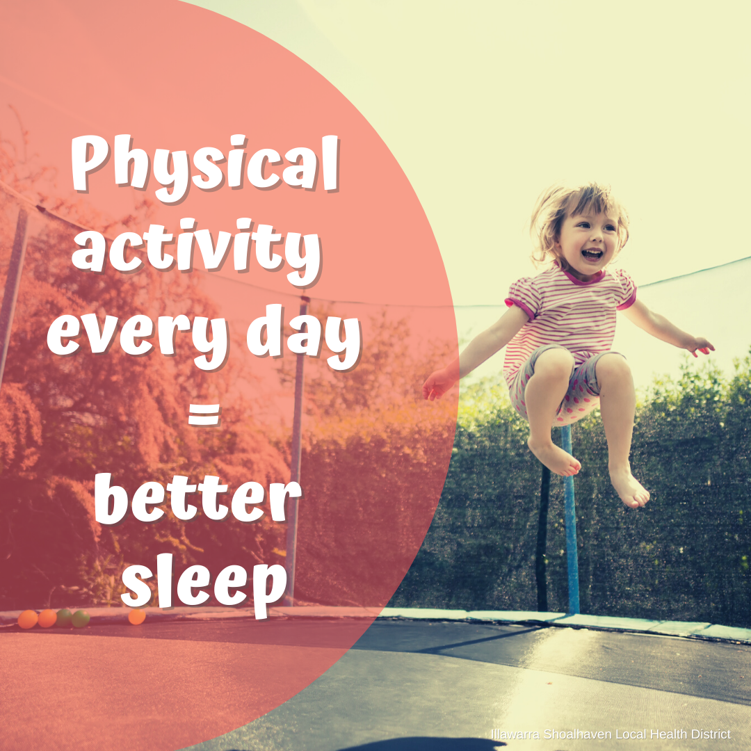 physical activity every day = better sleep