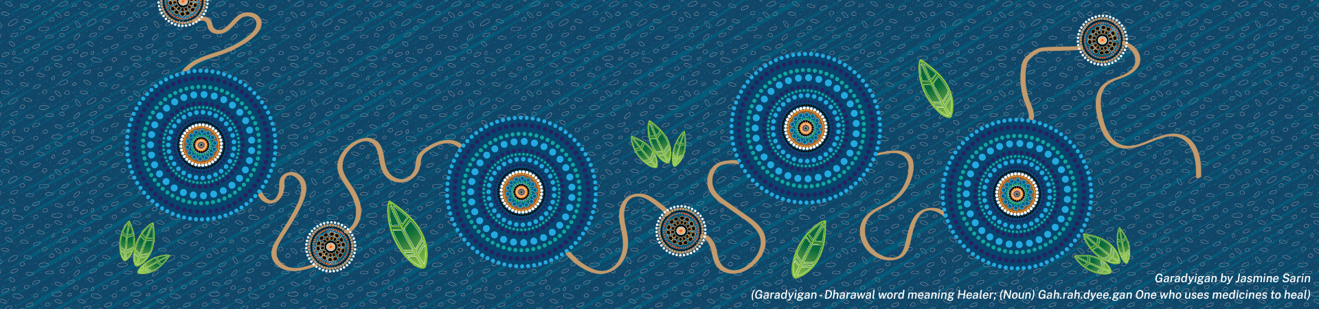 Aboriginal Artwork - Garadyigan, by Jasmine Sarin